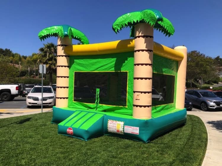 Deluxe Tropical Bounce House 0