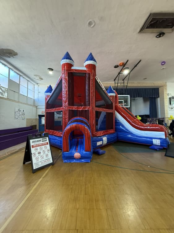 All American Bounce Castle and Slide Combo 4