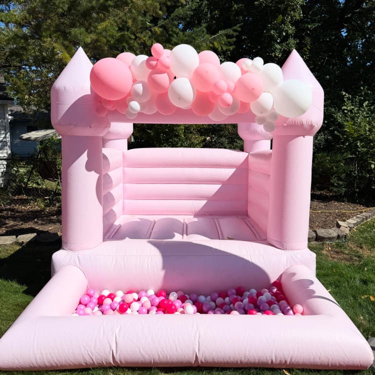 Princess PINK Mini Bounce with Ball Pit