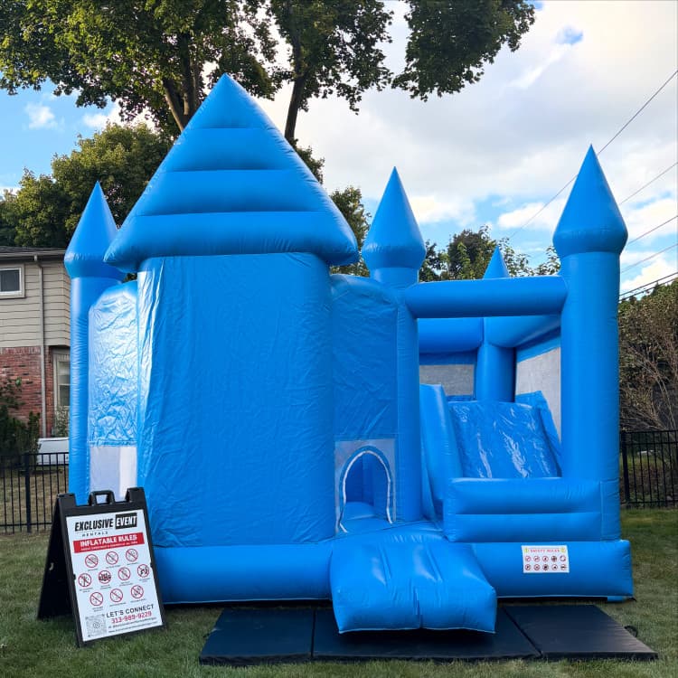 BIG BLUE Castle Bounce House