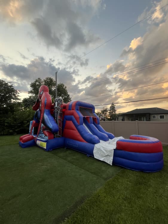 It's SPIDER-MAN! Bounce House & Slide Combo 0