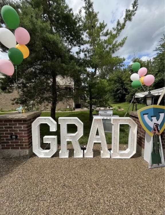 GRAD Marquee Letters - GRAD