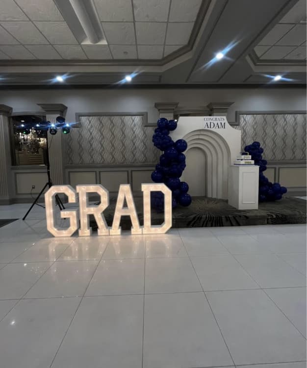 GRAD Marquee Letters - GRAD 0