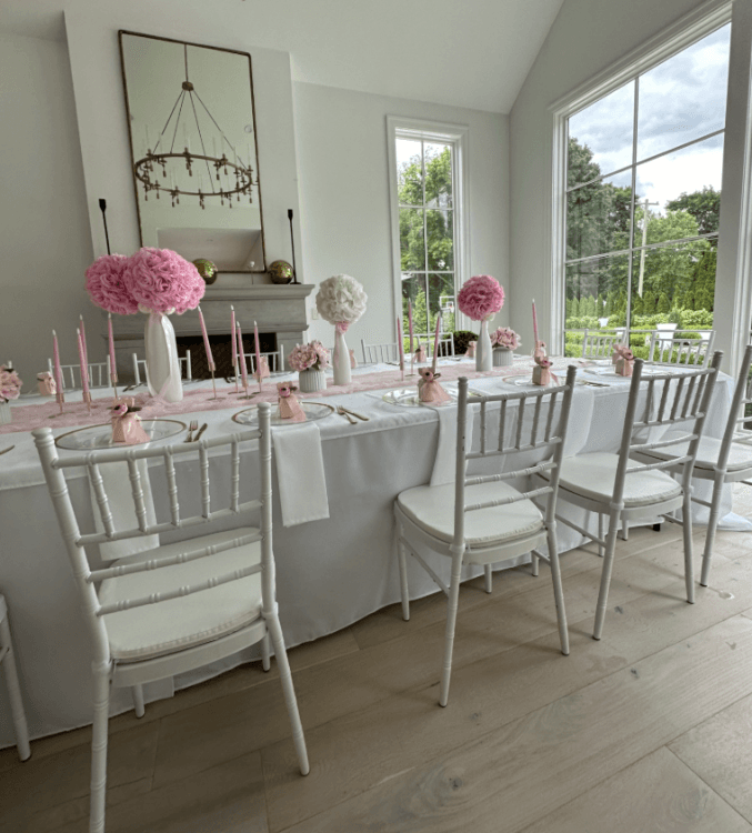 White Chiavari Chair with Cushion 1