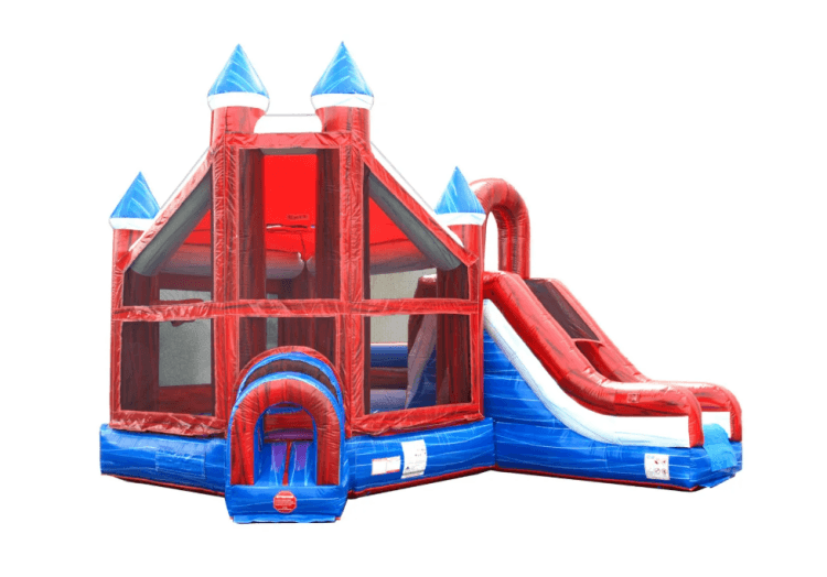 All American Bounce Castle and Slide Combo