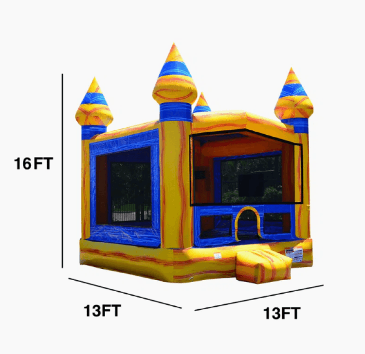 GO BLUE! Large Bounce House 0