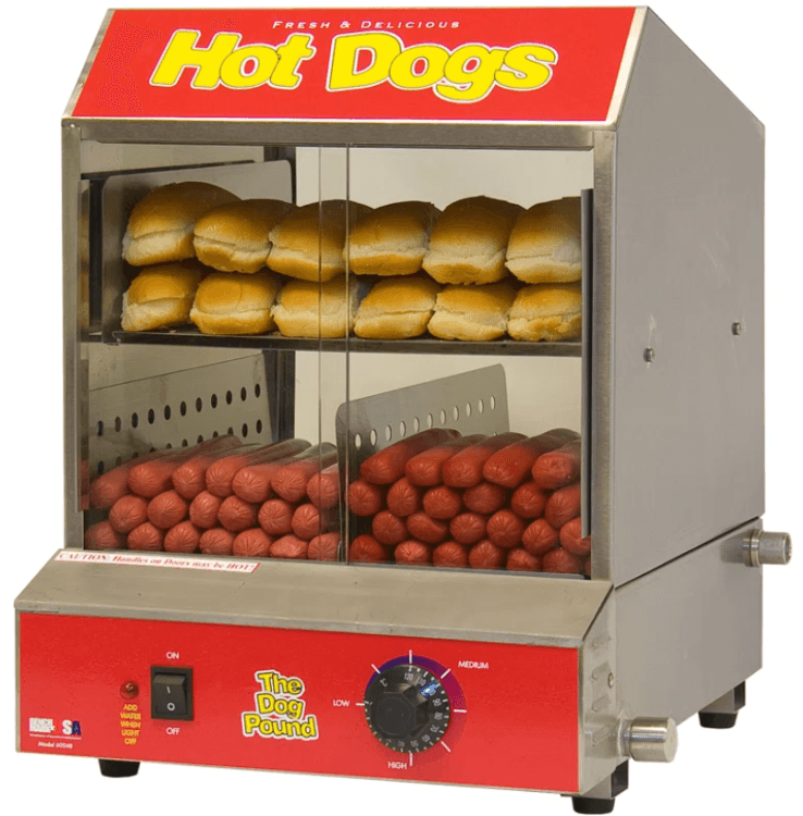 DOG POUND Hot Dog Steamer