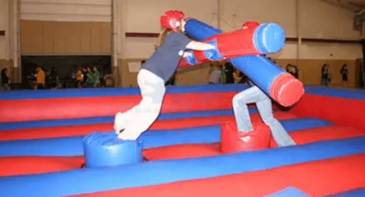 Gladiator Jousting! With Inflatable