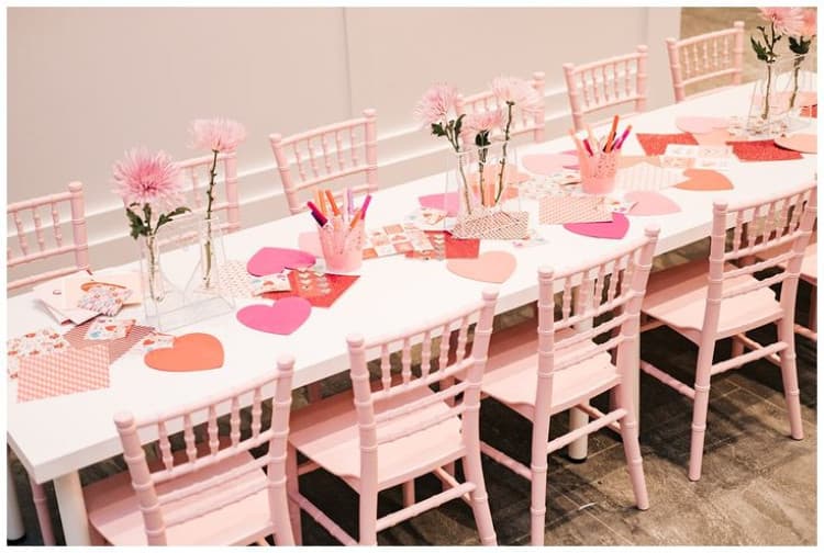 Kid's Pink Resin Chiavari Chair 0