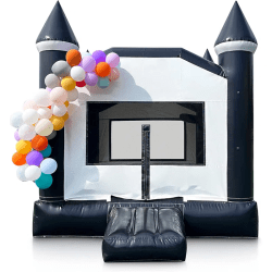 Classic KIDS Black and White Bounce House