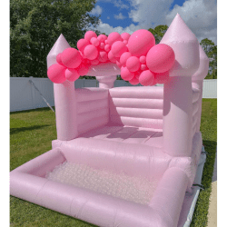 Princess PINK Mini Bounce with Ball Pit