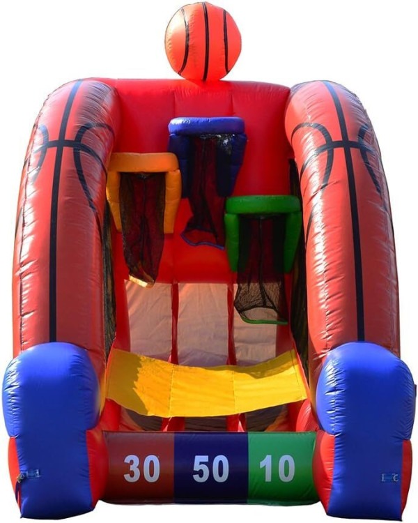 THREE POINT CHALLENGE! Inflatable Basketball Game