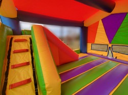 IMG 2707 1742526453 BIRTHDAY BALLOON Large Bounce House with Slide