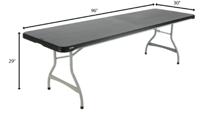 8-Foot Rectangle Table